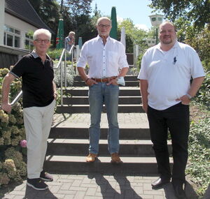 V.l.n.r.: Rm Manfred Bastian, Rm und sportpolitischer Sprecher Fritz Naumann, Rm Thorsten Schneider