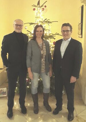 Mitglieder des Kulturausschusses, v.l.n.r.: Fritz Naumann, Ute Wierschem, Dr. Thorsten Rudolph