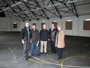 Bild: Marion Lipinski-Naumann, Karl Werner Heiden, Manfred Bastian, Thorsten Schneider und Fritz Naumann
